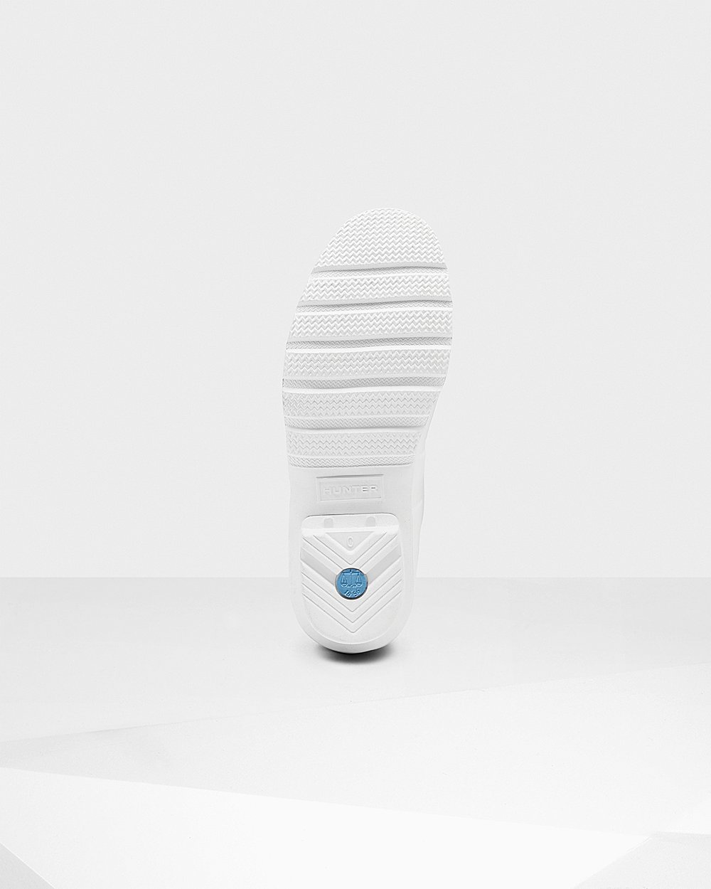 Krótkie Gumowce Damskie - Hunter Original - Białe - SJTO-14792